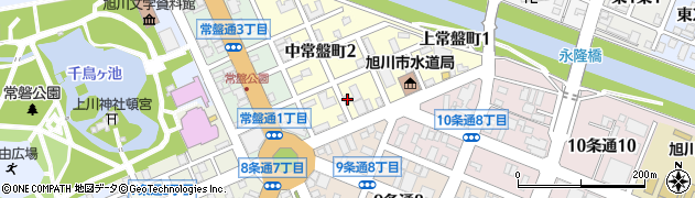 北海道旭川市中常盤町1丁目2435周辺の地図