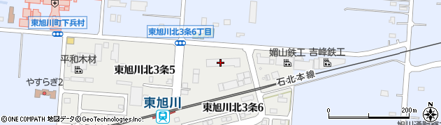 エア・ウォーター物流株式会社　旭川区域営業所周辺の地図