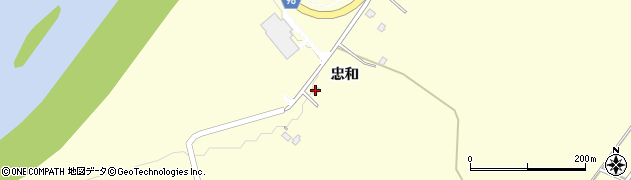北海道旭川市神居町忠和305周辺の地図