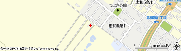 北海道旭川市神居町忠和105周辺の地図