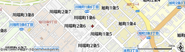 北海道旭川市川端町１条周辺の地図