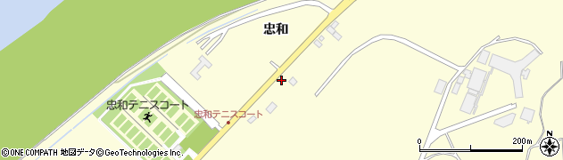 北海道旭川市神居町忠和237周辺の地図