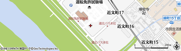 旭川運転免許試験場自動車運転免許手続テレホンサービス更新申請周辺の地図