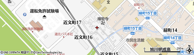 道北バス株式会社　本社・旭川営業所周辺の地図