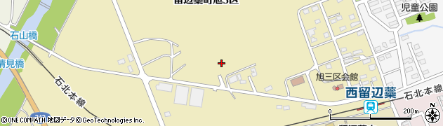 北海道北見市留辺蘂町旭（３区）周辺の地図