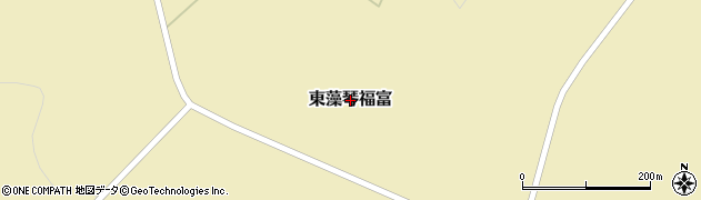 北海道大空町（網走郡）東藻琴福富周辺の地図