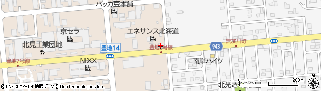株式会社エネサンス北海道　北見支店周辺の地図