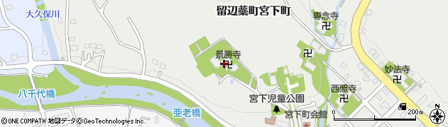 景勝寺周辺の地図