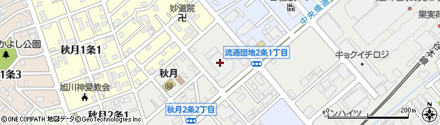 株式会社竹山　旭川支店周辺の地図