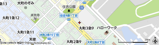 北海道銀行大町支店 ＡＴＭ周辺の地図