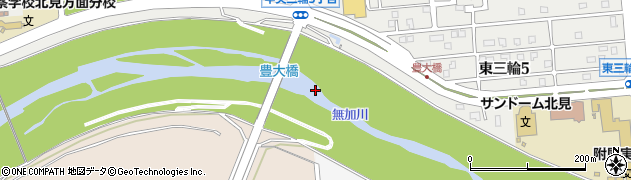 豊大橋周辺の地図