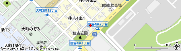 モダ石油グループメカ・ドック住吉店周辺の地図