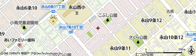 北海道旭川市永山８条周辺の地図