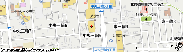 北海道銀行スーパーアークスメッセ ＡＴＭ周辺の地図