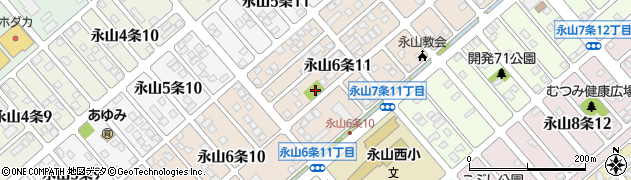 永山かぜの子公園周辺の地図