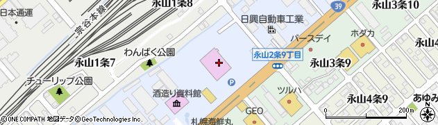 北海道旭川市永山２条8丁目周辺の地図