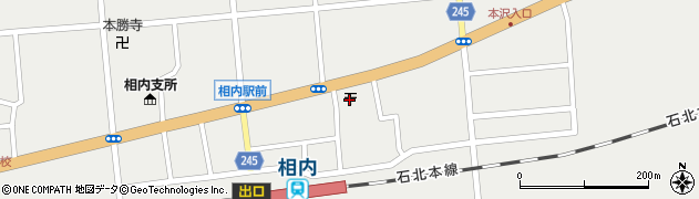 相ノ内郵便局周辺の地図
