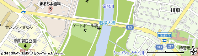 若松大橋周辺の地図