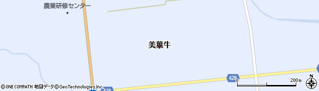 北海道北竜町（雨竜郡）美葉牛周辺の地図