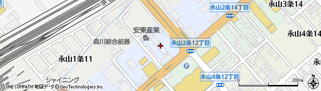 北海道旭川市永山２条周辺の地図