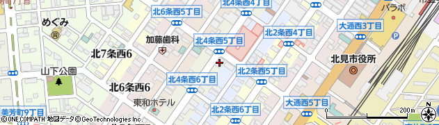北海道労働金庫北見支店周辺の地図