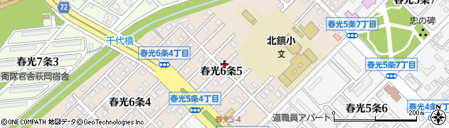 北海道旭川市春光６条周辺の地図