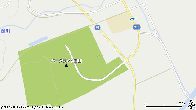 〒070-8051 北海道旭川市江丹別町嵐山の地図