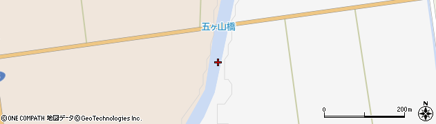 五ケ山橋周辺の地図