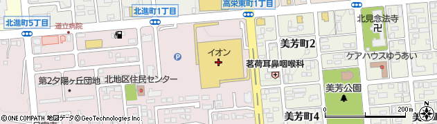 株式会社アラジンコレクションイオン北見店周辺の地図