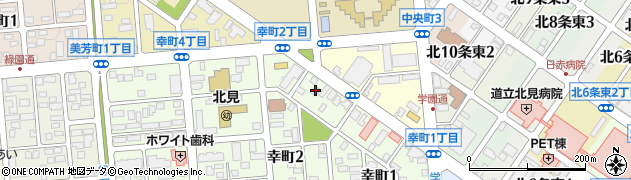 日成建材株式会社北見営業所周辺の地図