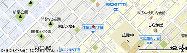 セイコーマート旭川末広３条店周辺の地図