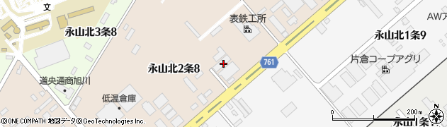 旭川通運株式会社自動車部自動車課周辺の地図