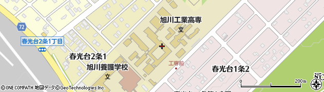 国立旭川工業高等専門学校周辺の地図