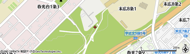 北海道旭川市近文５線周辺の地図