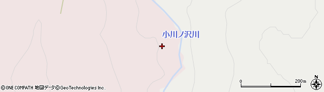 小川ノ沢川周辺の地図