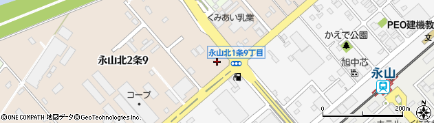 セブンイレブン旭川永山北２条店周辺の地図