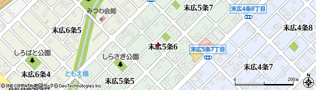 北海道旭川市末広５条6丁目周辺の地図