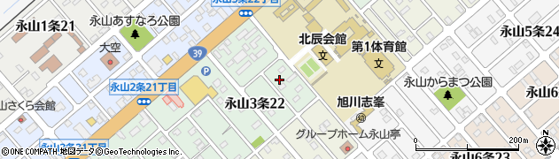 永山手技整体治療院周辺の地図