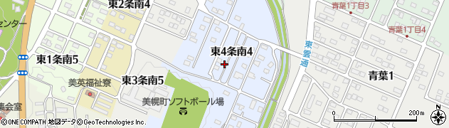 北海道美幌町（網走郡）東４条南周辺の地図