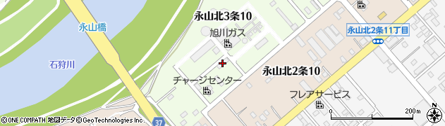 旭川ガス燃料株式会社周辺の地図