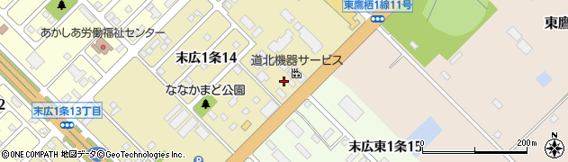 帯広鋼板株式会社道北営業所周辺の地図