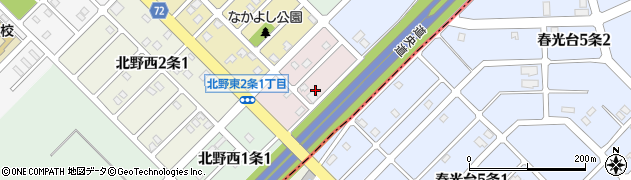 北海道鷹栖町（上川郡）北野東１条周辺の地図