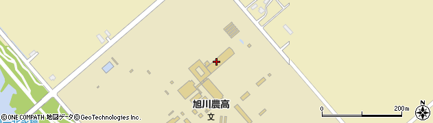 北海道旭川農業高等学校周辺の地図