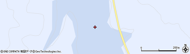チバベリ湖周辺の地図