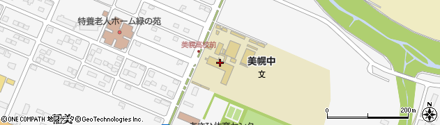 美幌町立美幌中学校周辺の地図