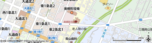 美幌町役場　保健福祉総合センターしゃきっとプラザ周辺の地図