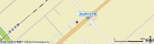 北海道旭川農業高等学校　事務室・進路室周辺の地図