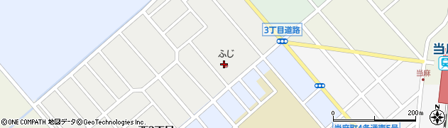 ふじスーパー当麻店周辺の地図