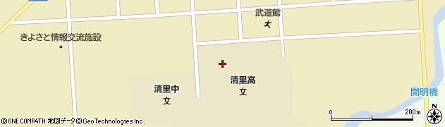北海道清里高等学校周辺の地図