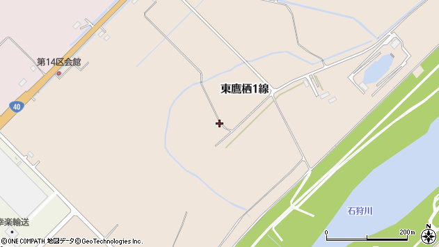 〒071-8151 北海道旭川市東鷹栖１線の地図